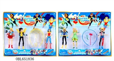 6 inches high imitation superhero girl (and relevant) three pin 2 or more - OBL651836
