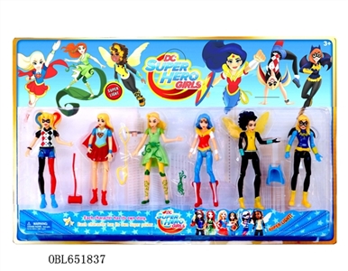 6 inches high imitation superhero girl (and relevant) accessories 6 paragraph 1 - OBL651837