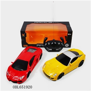 1：14四通遥控车 黑窗（兰博基尼 法拉利混装） - OBL651920