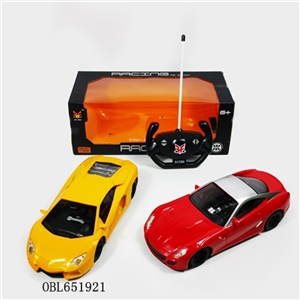 1：14四通遥控车 明窗（兰博基尼 法拉利混装） - OBL651921