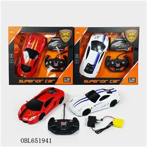 1：14四通遥控跑车 黑窗（兰博基尼 法拉利混装）【包电】 - OBL651941