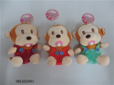 Plush pacifiers monkey doll (with ropes) - OBL652981