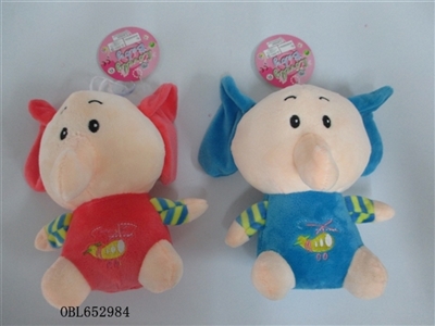 Plush elephant doll (with ropes) - OBL652984