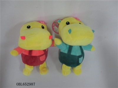 Stuffed with hood cattle doll (with ropes) - OBL652987