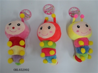 Plush colorful worm doll (with ropes) - OBL652992