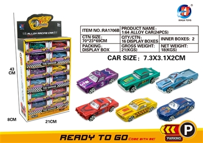 1:6 slide 4 classic alloy car only 24 - OBL653080