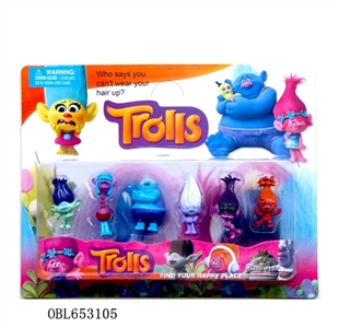 2 inch tangled elves 6 only 1 - OBL653105
