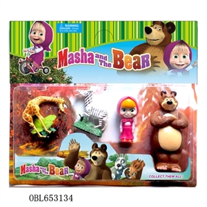 3.5 to 5.5 inch Martha and bear 4 (5.5 -inch bear is evade glue) 1 - OBL653134