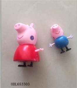 Pink pig pepe (two) - OBL653303