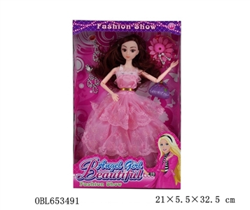 12关节实身3D真眼芭芘盒 - OBL653491