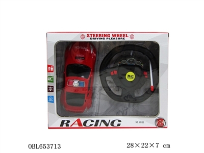 1:24四通方向盘遥控警车 - OBL653713