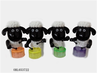 The sheep on the chain drums shaun (sugar) - OBL653722