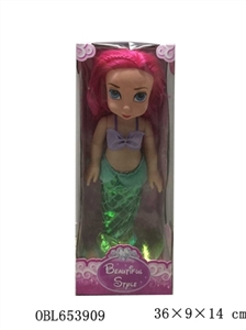 Historical Disney cartoon characters 16-inch empty handed music mermaid princess - OBL653909