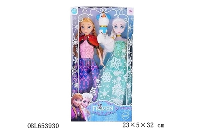 正版迪士尼十一寸半实身冰雪连体 - OBL653930