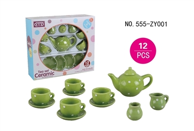 Ceramic teapot: drop point in the circle - OBL653993