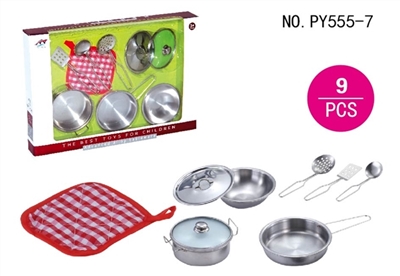 Stainless steel tableware with glass cover - OBL654025