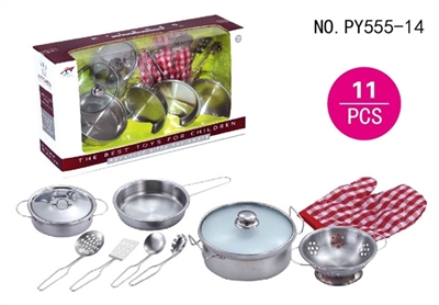 Stainless steel tableware with glass cover - OBL654028