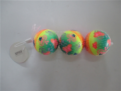 Three is only 7.6 cm rainbow zhuang PU ball butterfly - OBL654322