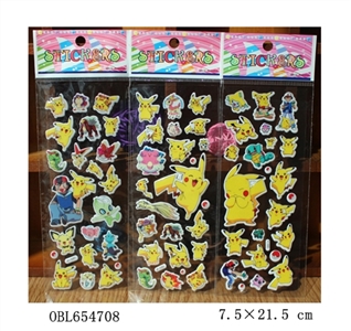Pokemon bubble stickers - OBL654708