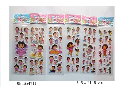 DORA bubble stickers - OBL654711