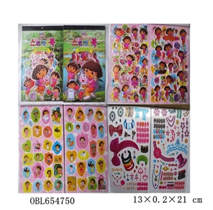 The new DIY DORA snap one cartoon stickers - OBL654750