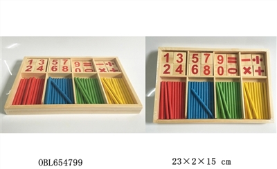 Counting wooden rod boxes at arithmetic - OBL654799