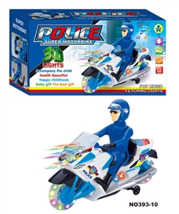 Universal music police motorcycle electric 3 d lights - OBL654878