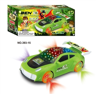 Rotate the car electric universal 4 d light music BEN10 - OBL654882