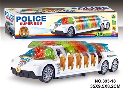 Electric universal projection 4 d light belt to open the door the police car bus - OBL654885