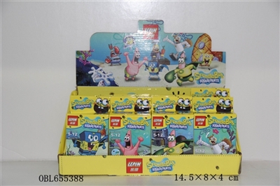 人仔－海绵宝宝                      (16PCS/八款混装)     - OBL655388