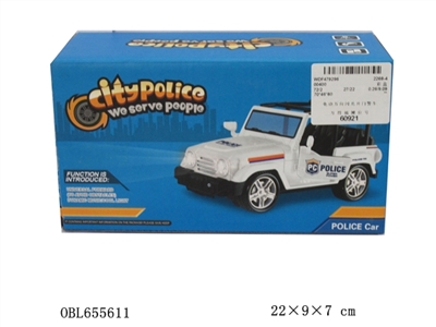 Electric universal flash open a police car - OBL655611