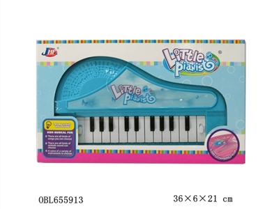 Fan piano keyboard with feet - OBL655913