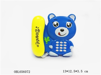 The light music blue bear phone machine learning - OBL656072