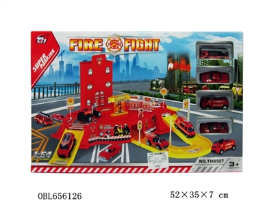 Fire suit parking lot - OBL656126