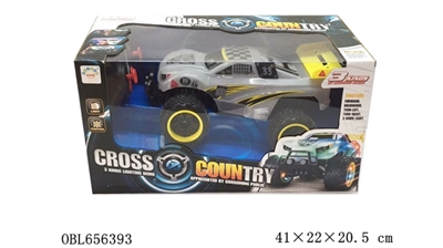 Four-way cross-country remote control car (four belting leather with lamp lights, body) - OBL656393
