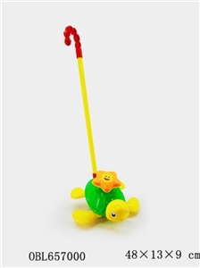 Push turtle (2 color, orange) - OBL657000