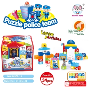 警察系列积木(34 PCS) - OBL657042