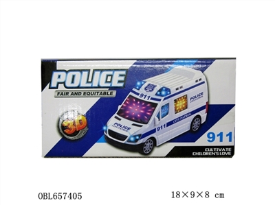 The 3 d lighting electric universal police English songs - OBL657405