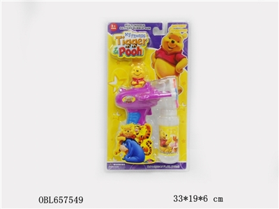 Pooh nozzle electric bubble gun - OBL657549