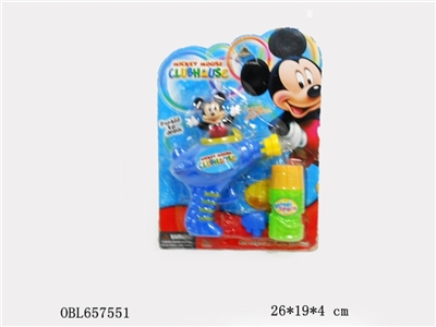 Mickey is a manual bubble gun - OBL657551