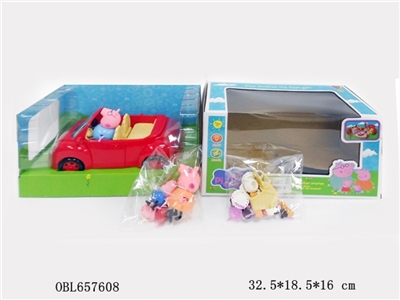 The pink pig deformation bring light music for a picnic - OBL657608