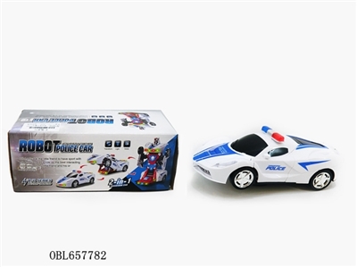 The police car electric deformation - OBL657782