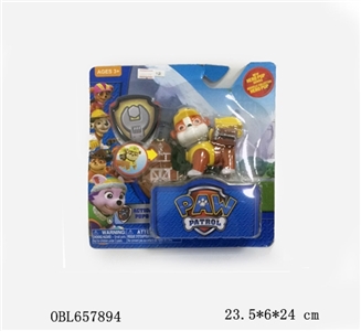 3.5 4 inch colorful lights dogs patrol (off) the shield (8) - OBL657894