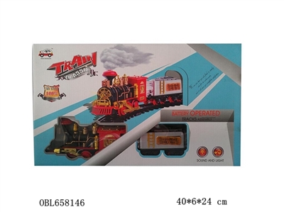 红色蒸气火车 - OBL658146