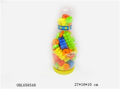 大号保龄球益智5#积木多色混装称重110克（50PCS) - OBL658548