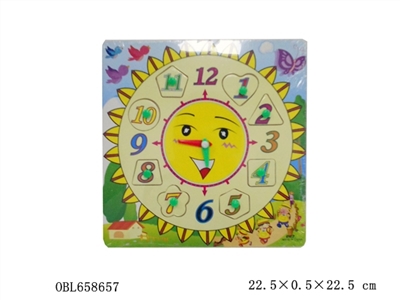 Hand grasp the clock puzzle - OBL658657