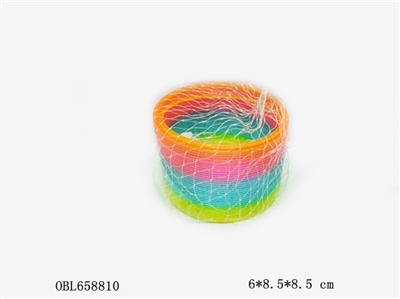 Crystal mixed color rainbow ring - OBL658810