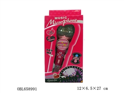 Light music microphone (bag button battery) - OBL658991