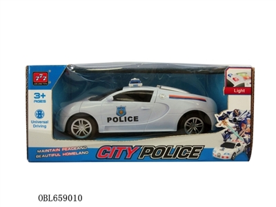 Deformation of electric universal police car - OBL659010