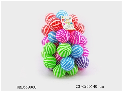 Double color 7 cm 50 ocean ball - OBL659080